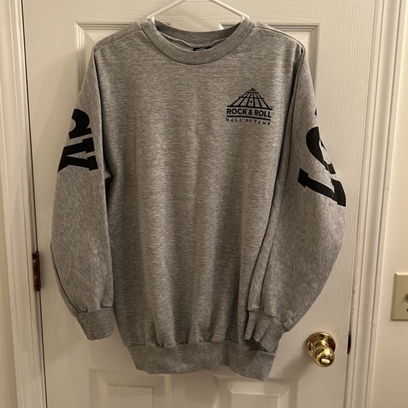 Vtg Rock & Roll Hall of Fame 90s Single StitchLong Live Rock” Spirit Sweatshirt - Picture 1 of 8